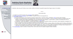 Desktop Screenshot of andrassy.org